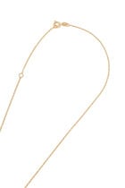 Melia Necklace, 18k Gold-Plated Brass & Crystals